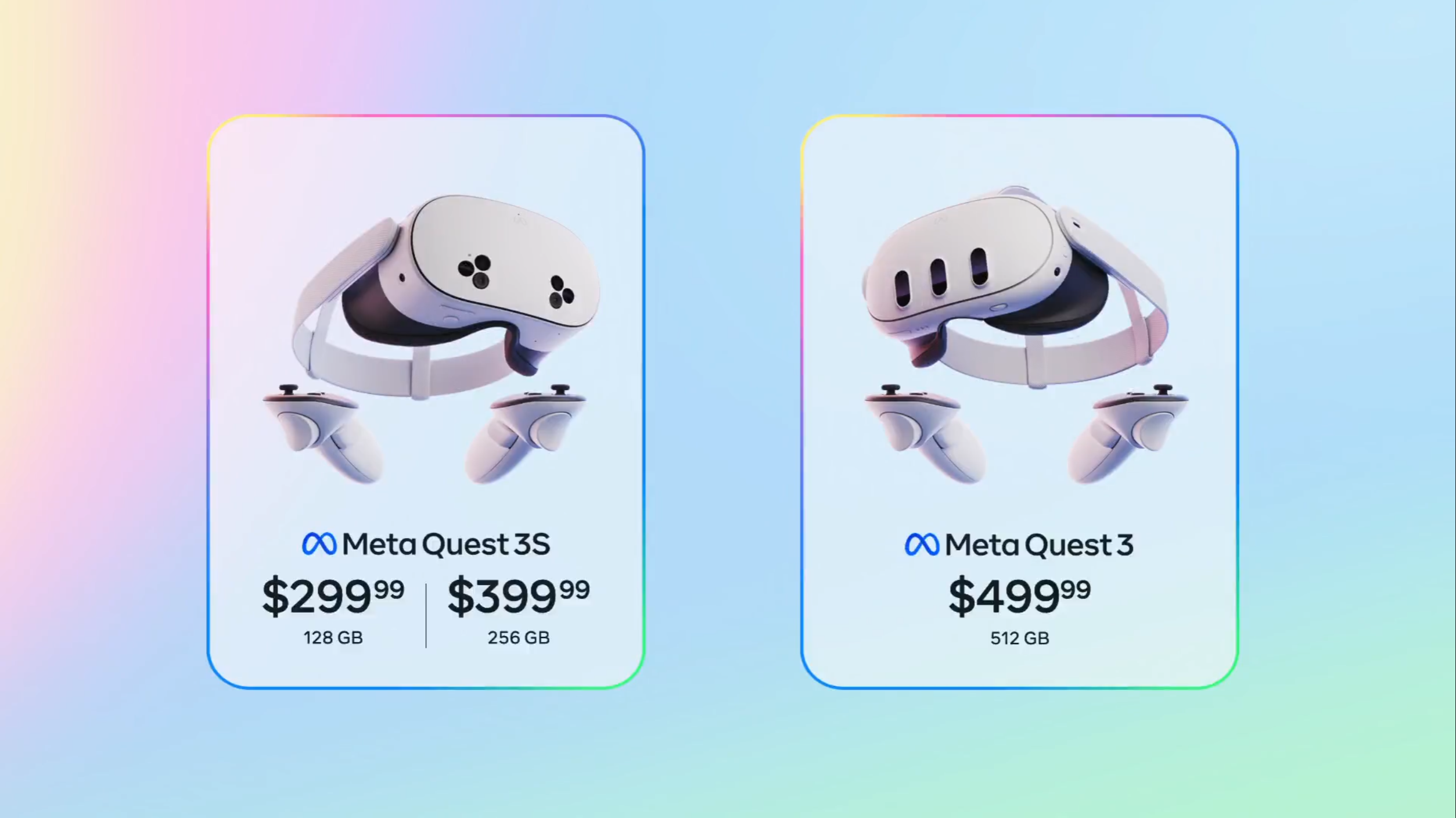 Mark Zuckerberg announces Meta Quest 3S: $300 VR headset to mostly match the Quest 3, coming October 15