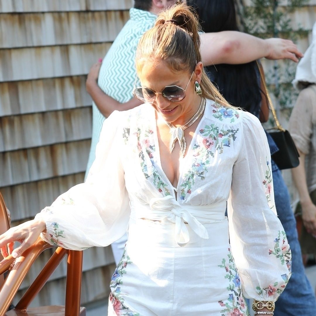 Jennifer Lopez Goes Full-On Eurocore in Her 55th Birthday Lunch 