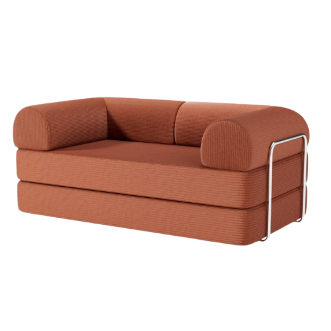 Latitude Run&amp;reg; Adonia Foldable Three Person Fabric Sofa Bed, High Rebound Density Sponge Sofa &amp;amp; Reviews | Wayfair