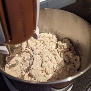 Image of Breville mixer being used to make bread