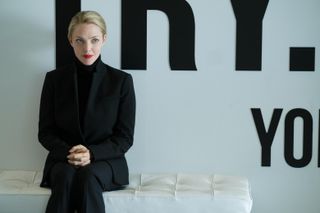 Amanda Seyfried as Theranos founder Elizabeth Holmes.