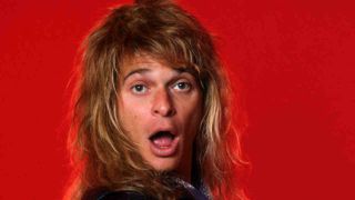 David Lee Roth posing for a photograph in the mid-80s