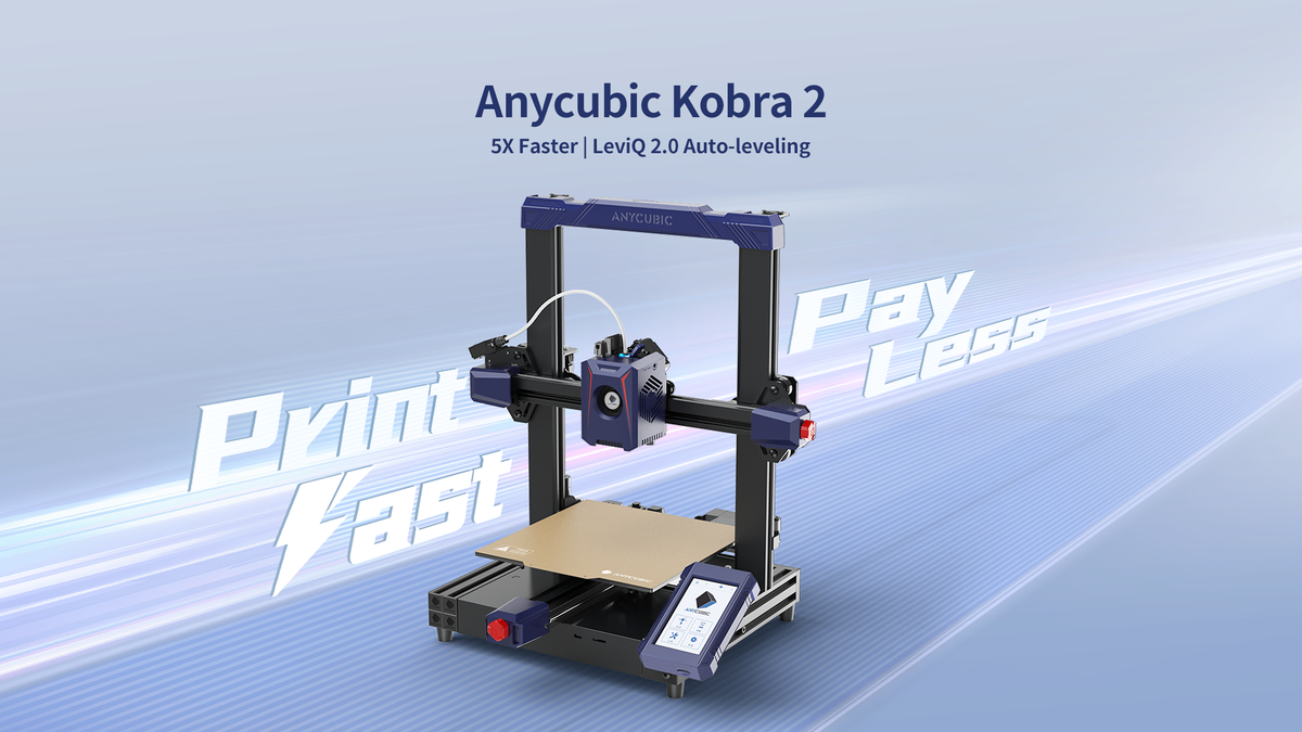 You possibly can create reasonably priced 3D prints as much as 5x quicker with Anycubic’s Kobra 2