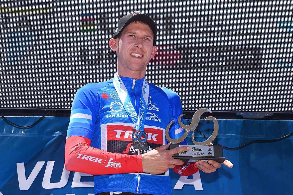 Bauke Mollema (Trek-Segafredo) in the Vuelta a San Juan leader's jersey