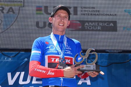 Bauke Mollema (Trek-Segafredo) in the Vuelta a San Juan leader's jersey