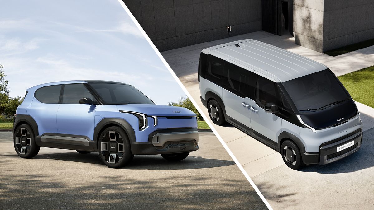 Kia unveils its most affordable EV yet – and says electric camper vans form part of its future plans