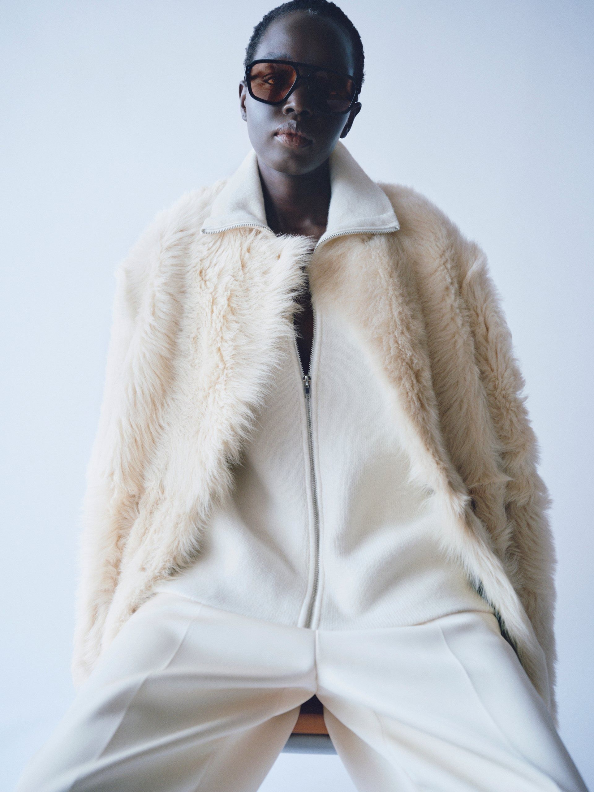 soft goat, Shearling Jacket