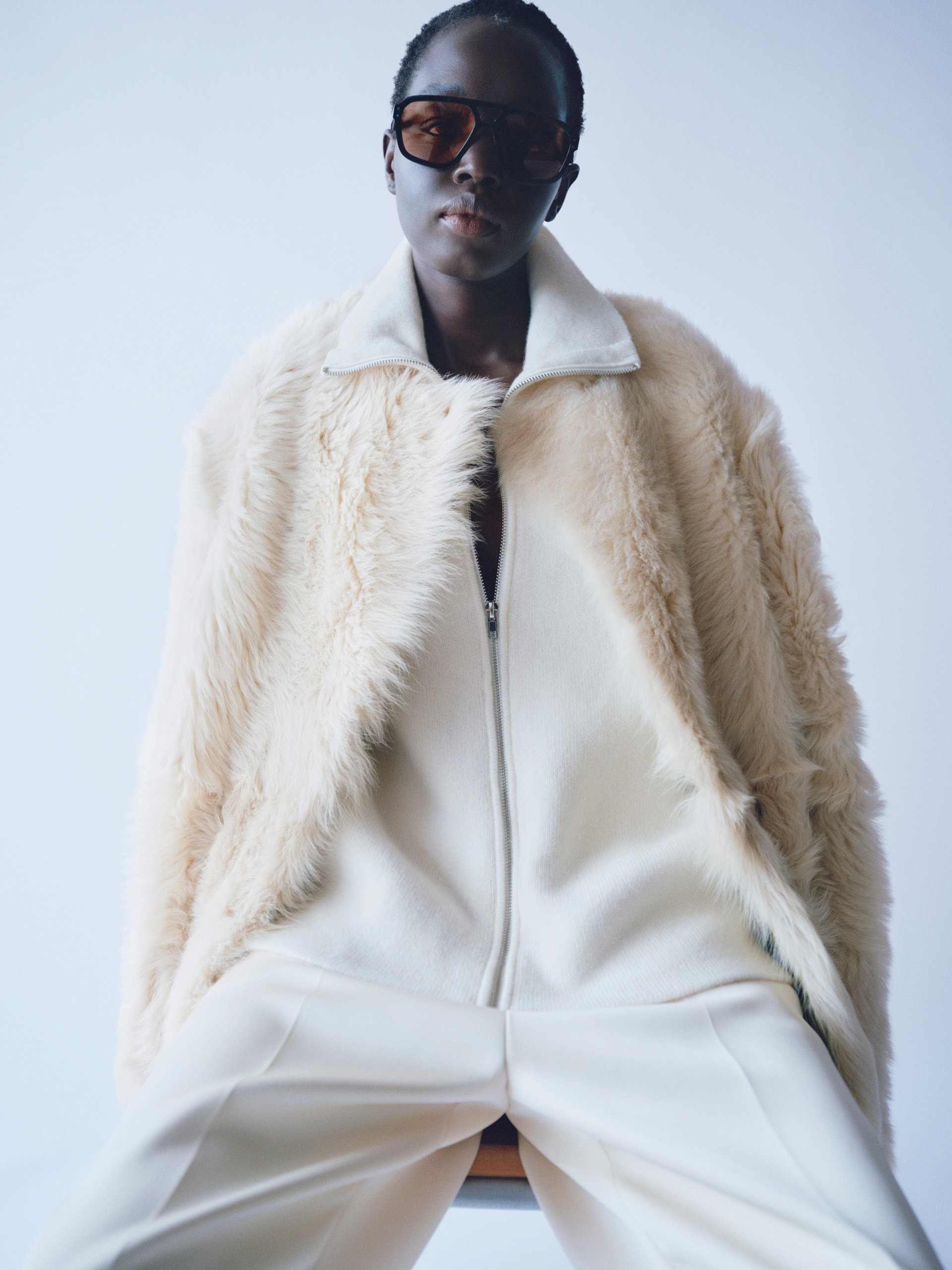 soft goat, Shearling Jacket