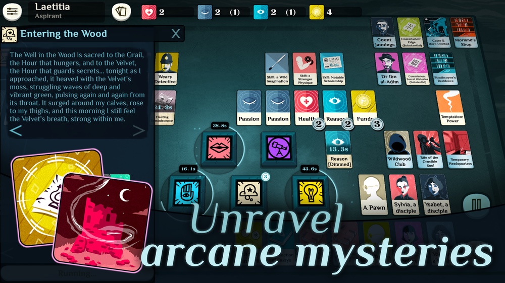 Best mobile rpgs: cultist simulator