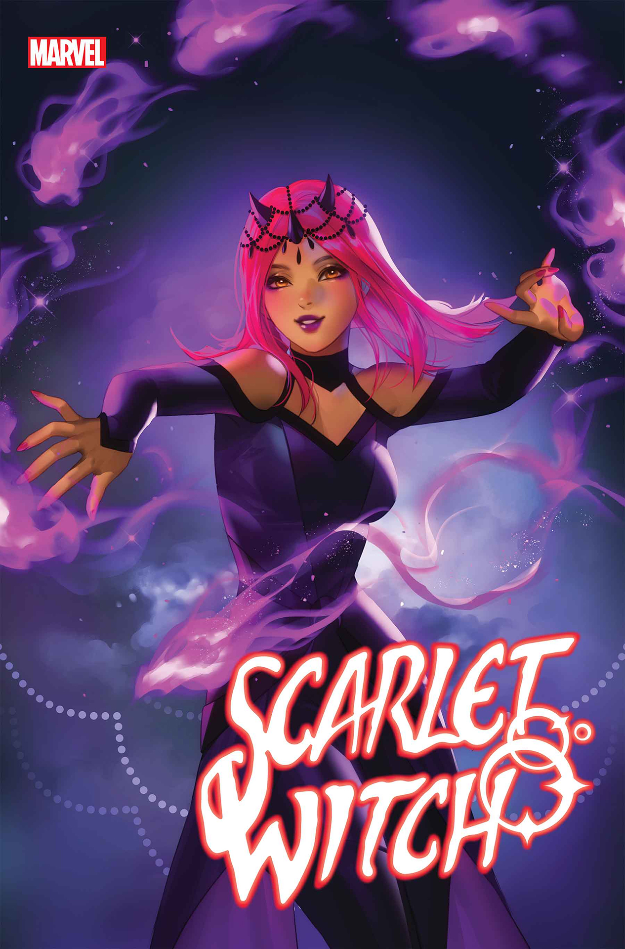 Another one of Marvel's non-canonical sidekicks from the New Champions is coming to the Marvel Universe in Scarlet Witch's new student Amaranth