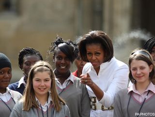 Michelle Obama - ?Don?t be afraid to fail? Michelle Obama?s inspiring career advice for schoolchildren - Michelle Obama Visit - Marie Claire - Marie Claire UK