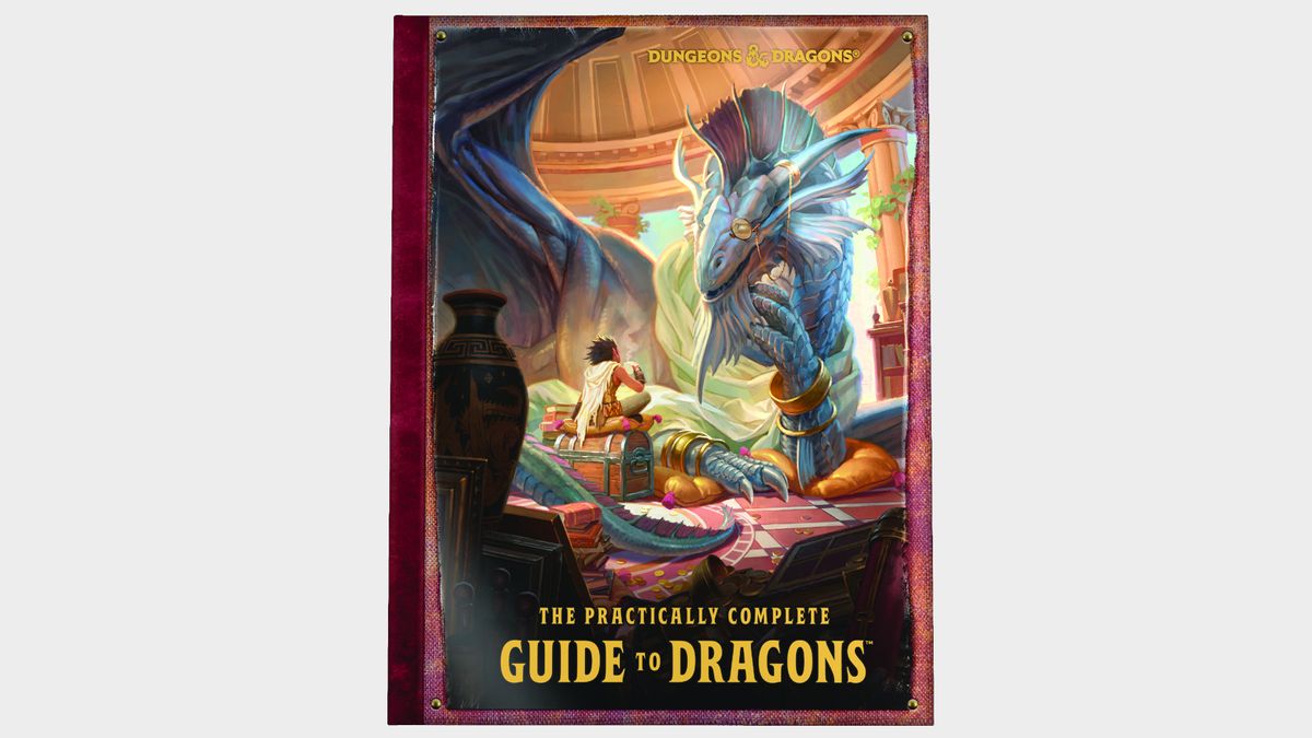 Cover for The Practically Complete Guide to Dragons on a plain background