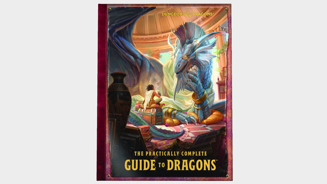 Cover for The Practically Complete Guide to Dragons on a plain background