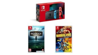 Nintendo Switch w/ Bioshock Collection and Borderlands Legendary Collection