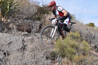 Cameron Brenneman (1st SS 3rd overall) riding in Hitt Canyon.