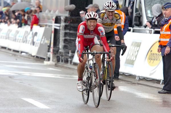 Oscar Freire Gomez (Katusha Team) finishes up