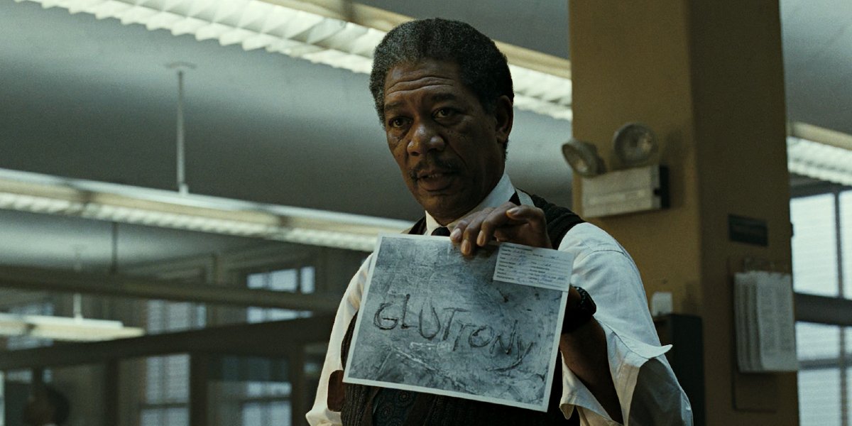 Morgan Freeman in Seven