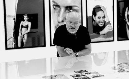 Photographer Peter Lindbergh during his exhibition ‘From Fashion to Reality’.