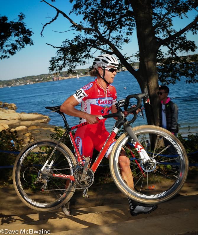 Meredith Miller (California Giant Strawberries/ Specialized) could not quite reach the lead group today