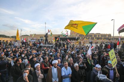 Protests in Iraq.