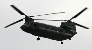 The controversy hinges on what really happened on a Chinook helicopter like this one.