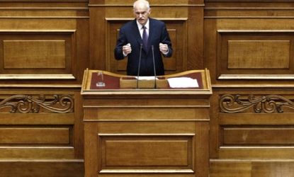 Greece's Prime Minister George Papandreou 