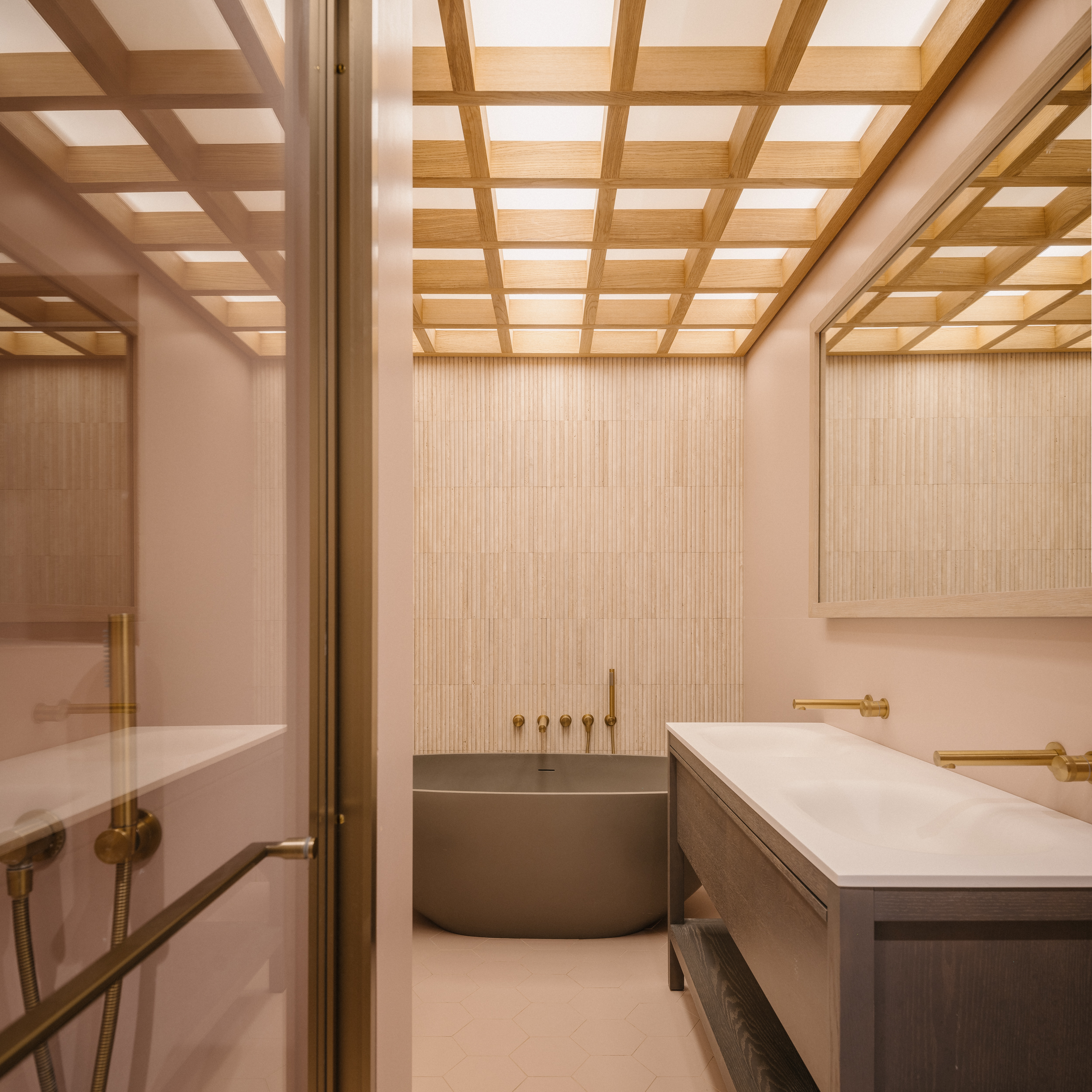The downstairs bathroom