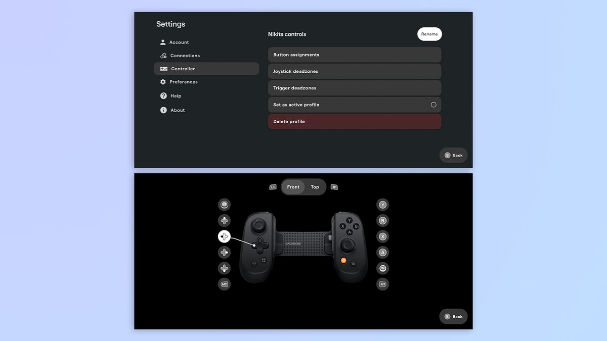 Backbone app screenshots