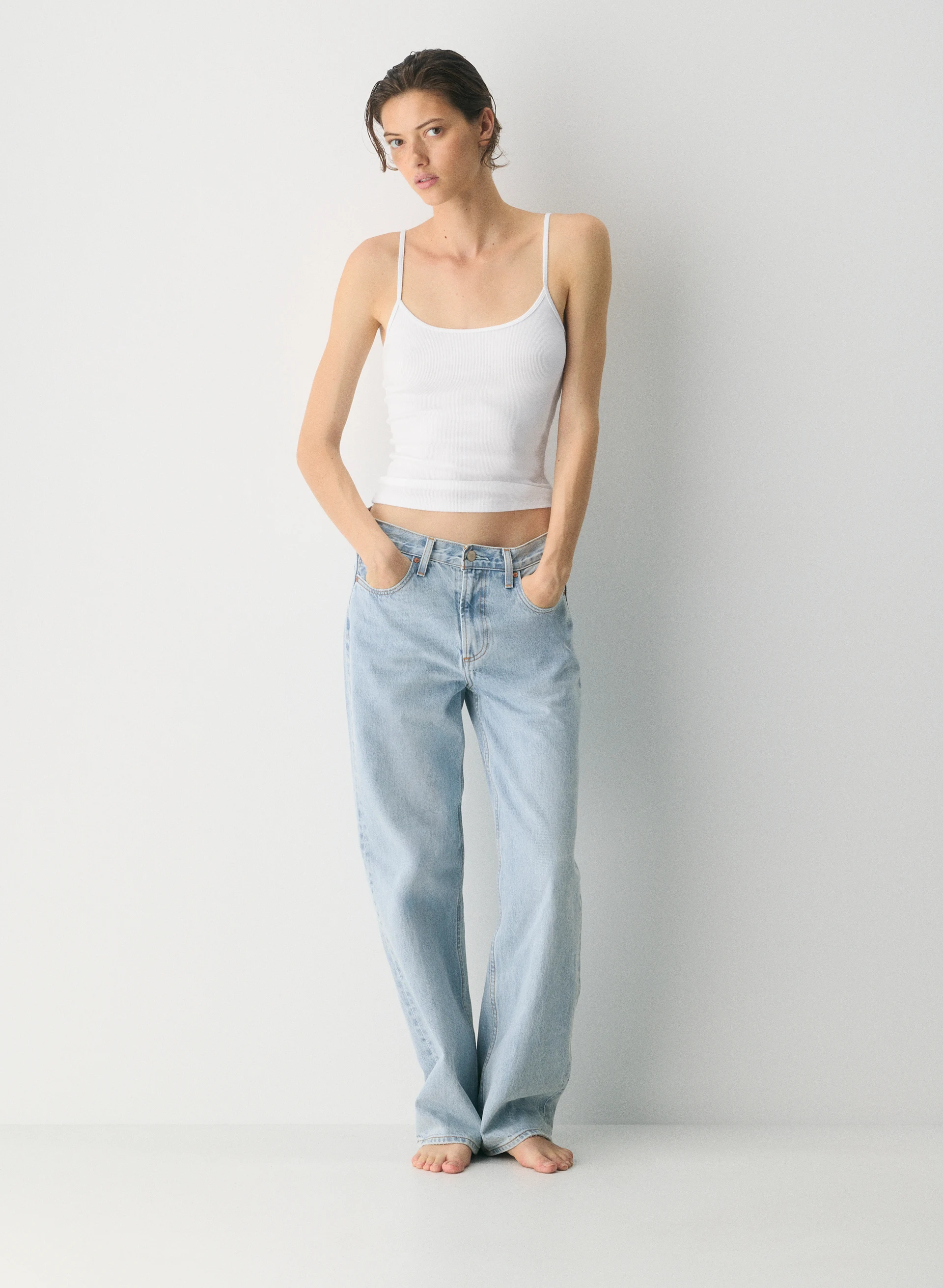 Homestretch&trade; Rib Universal Cami Tank