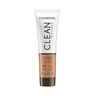 Covergirl Clean Invisible, Golden Honey, Foundation, mischbare Formel, aufbaubare Deckkraft, leicht, natürliches Finish, nicht komedogen, 1 Unze