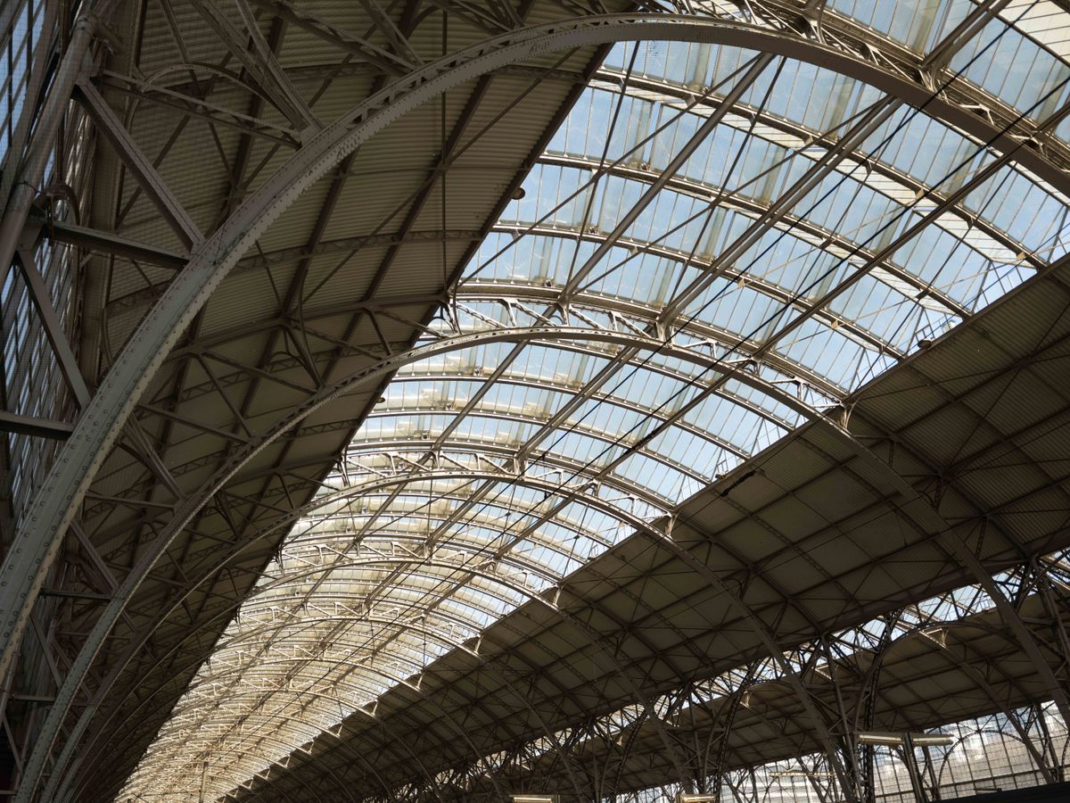 Roof of Prague railway station