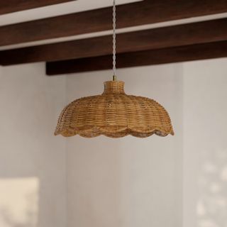 M&S Scallop Rattan Shade