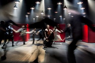 Peter Rykov & company in Made for Measure. Credit: Johan Persson.