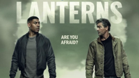 two superhero men on a promo banner