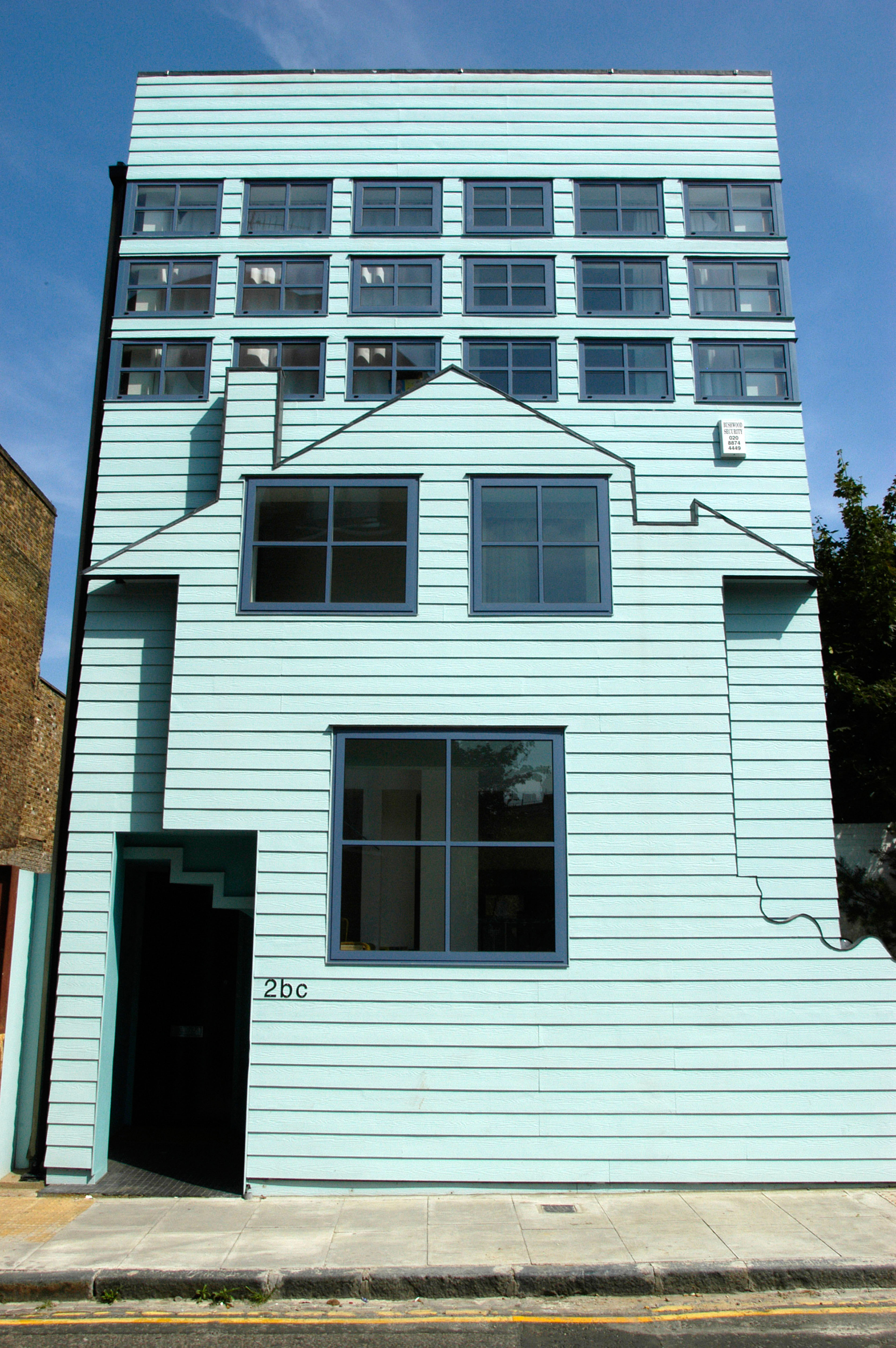 The Blue House - AKA the FAT House - in Bethnal Green