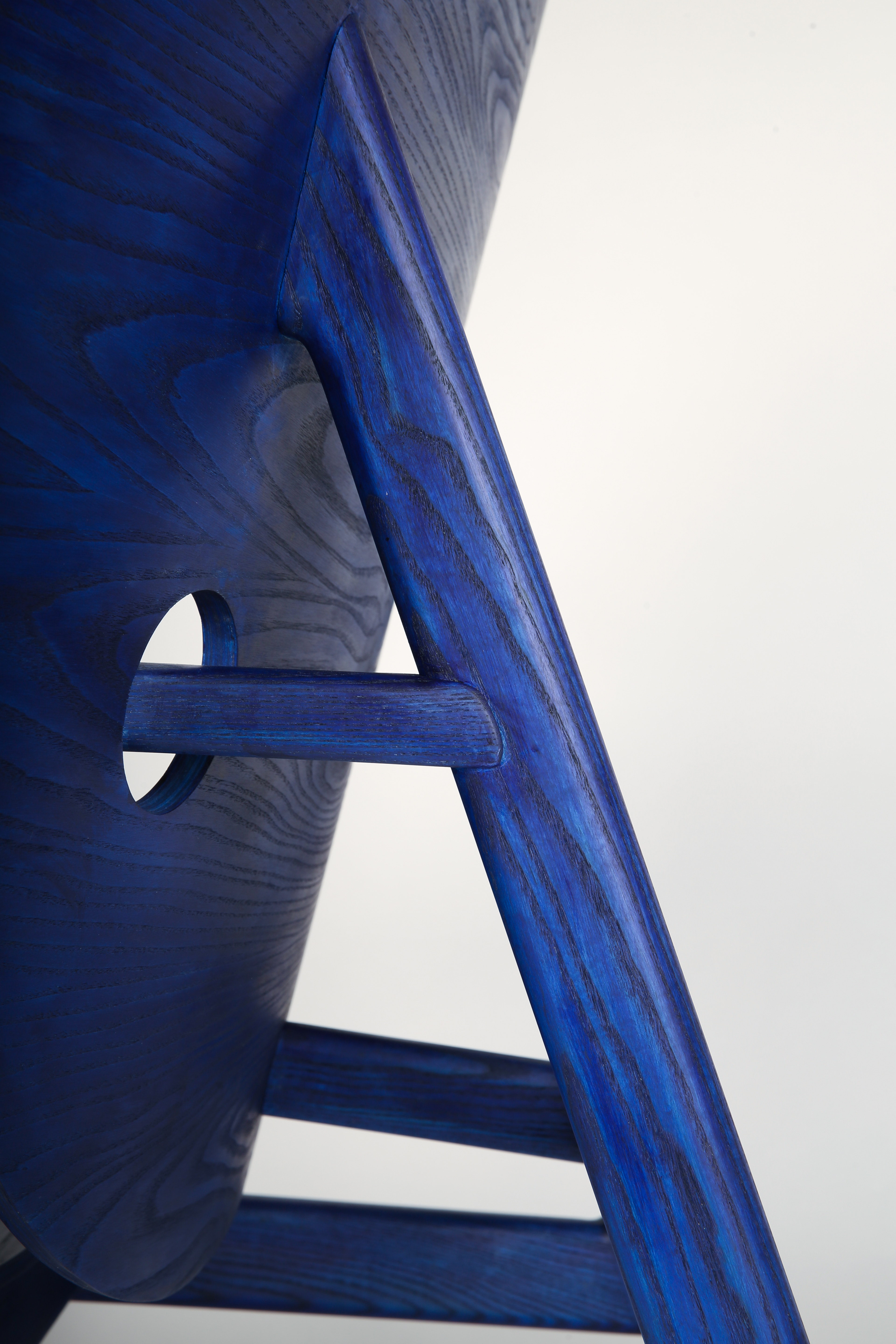 Mac Collins Benchmark blue chair