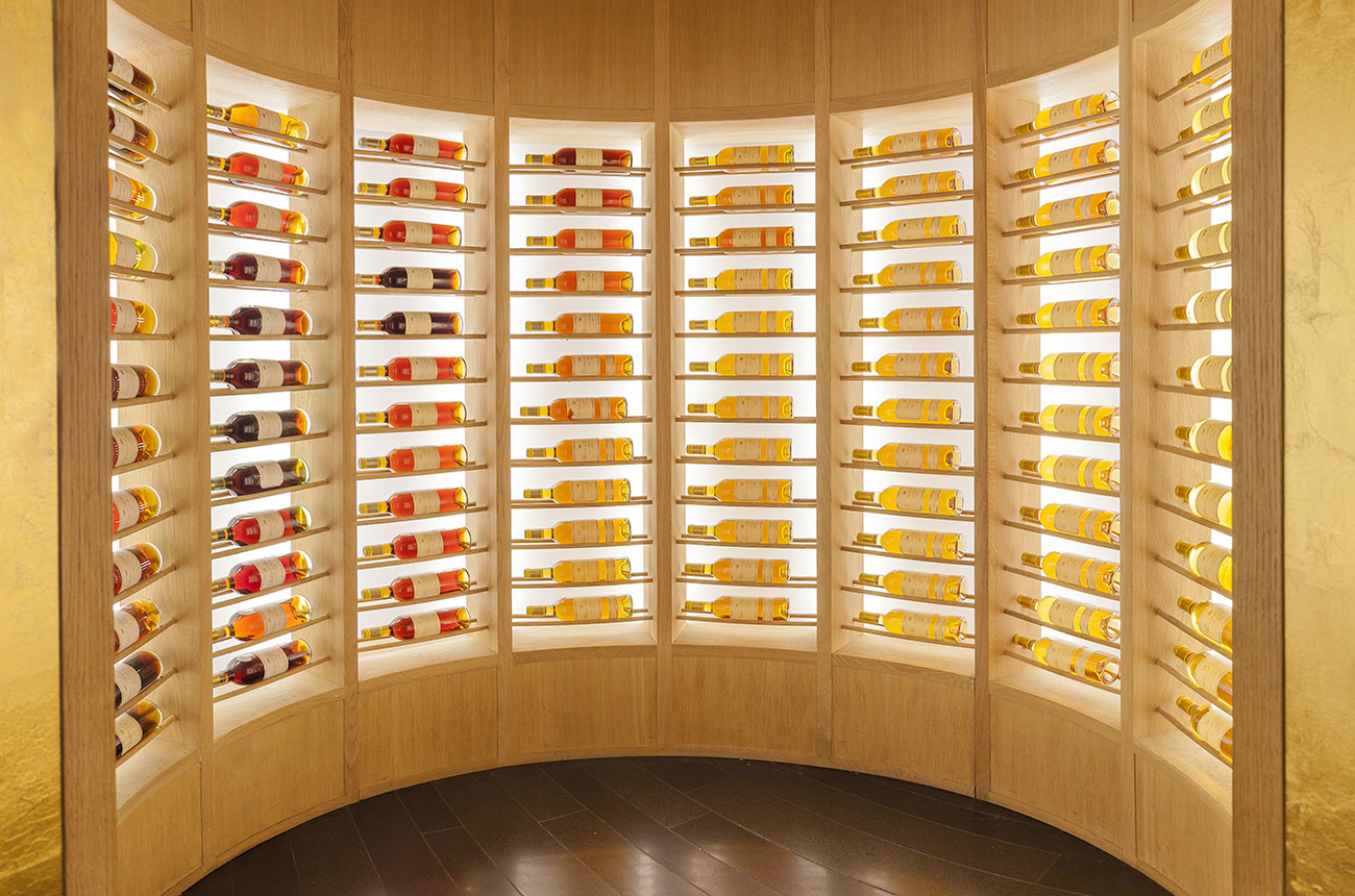 Atrio restaurant wine cellar