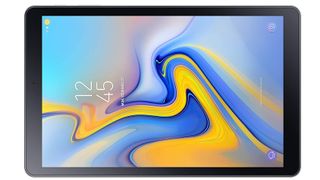 Product shot of the Samsung Galaxy Tab A, one of the best tablet cameras