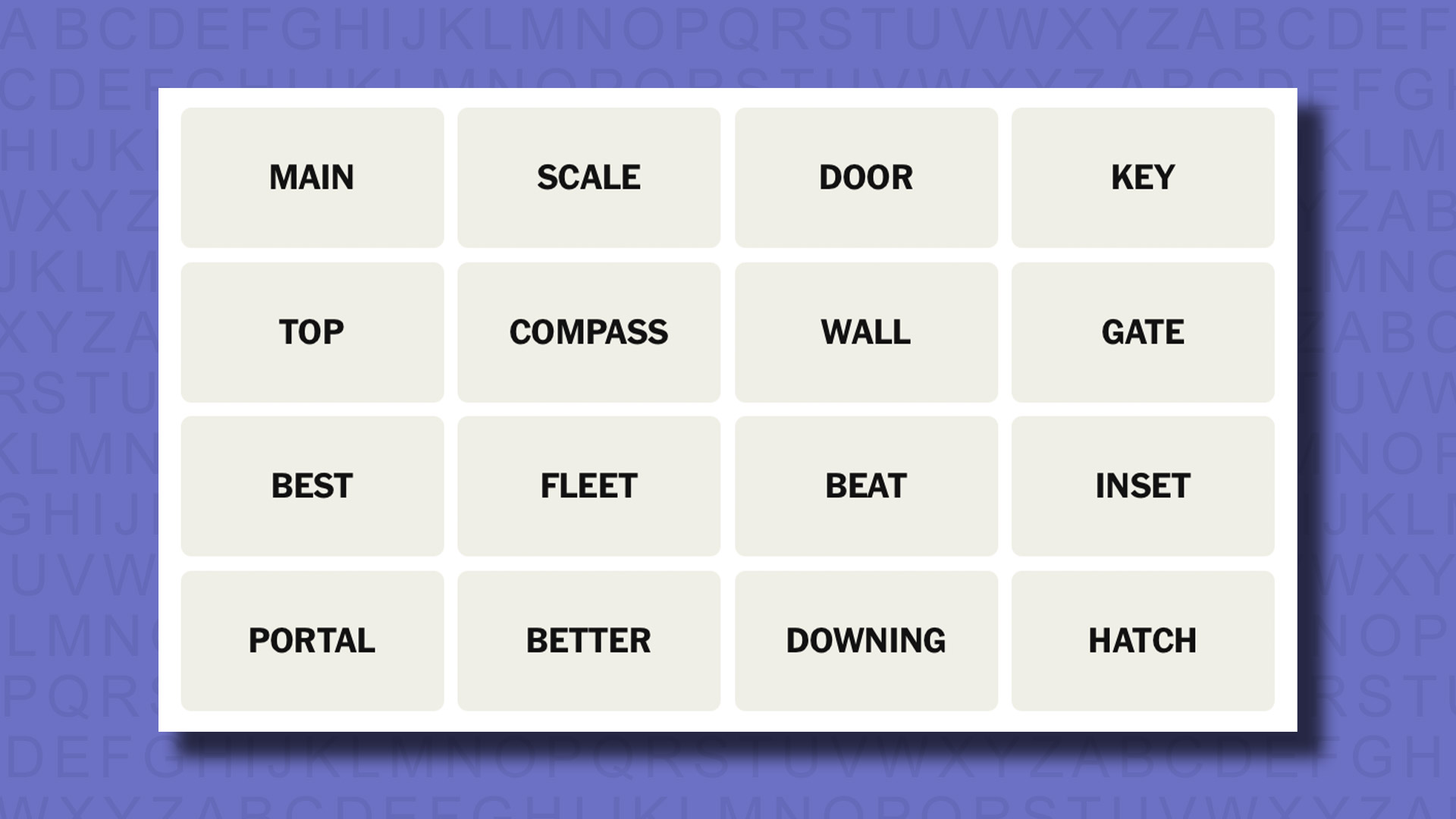 NYT Connections hints for game 826 on a purple background