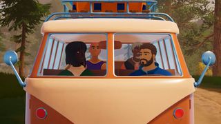 A van full of players in Outbound