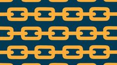 Illustration of orange chains