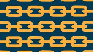 Illustration of orange chains