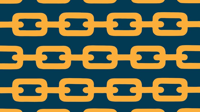 Illustration of orange chains