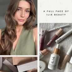 Eleanor testing Ilia Beauty makeup
