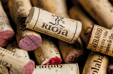 Corks showing the DOCa Rioja stamp