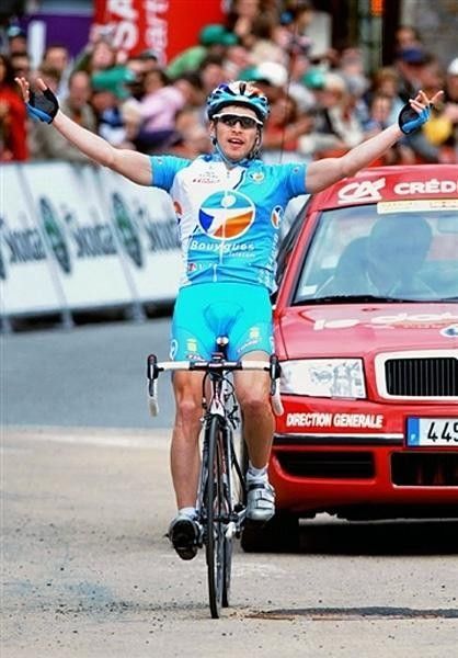 Iouri Trofimov (Bouygues Telecom) wins the tough ride to Morzine.
