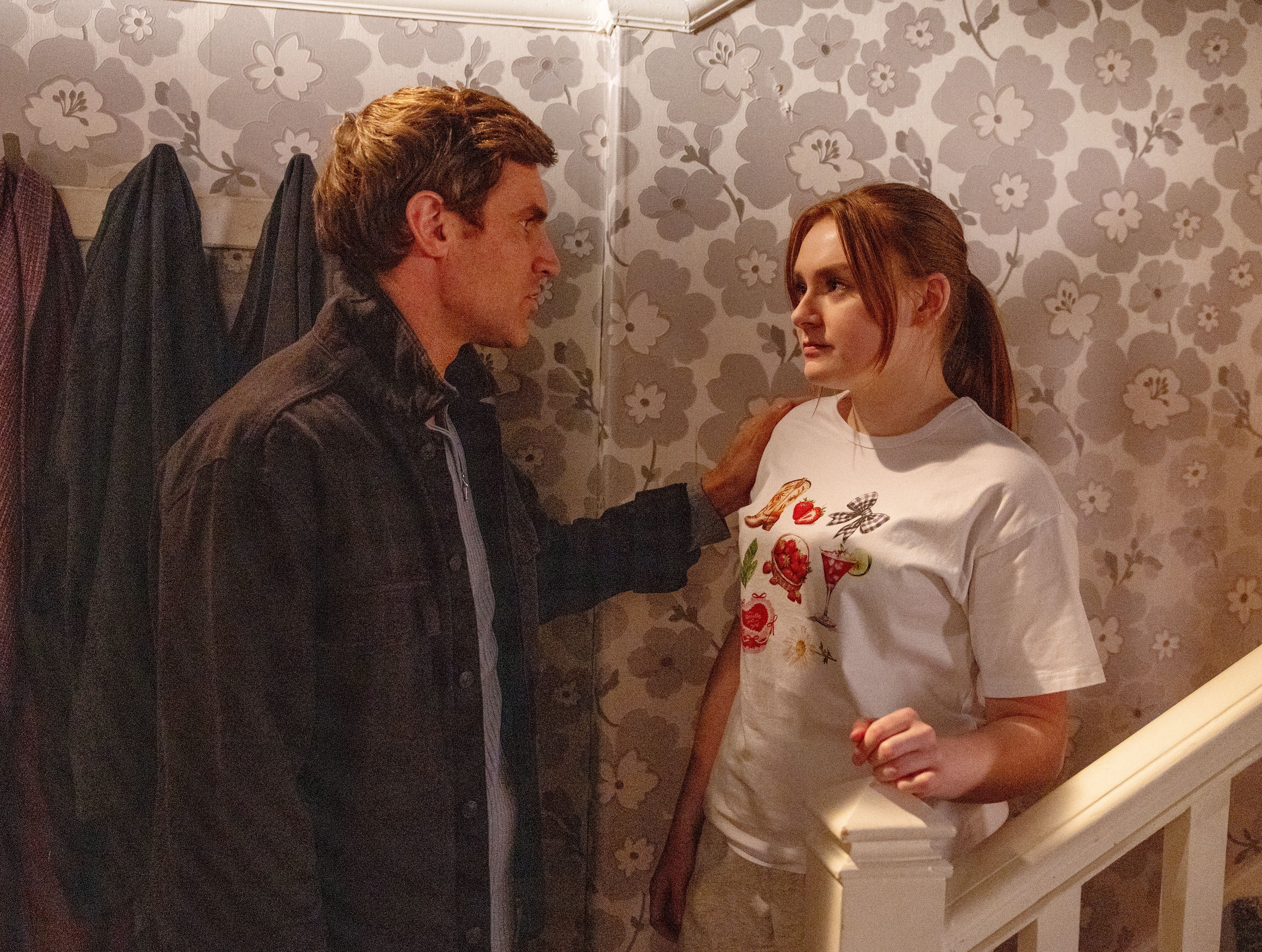 Theo Silverton and Mille Silverton in Coronation Street