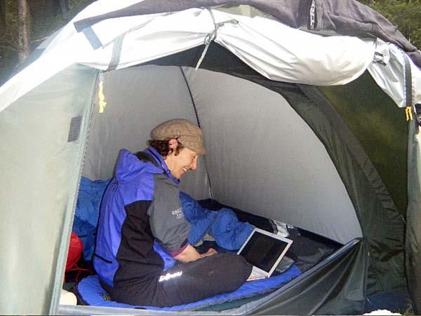 Getting our blogs done, attempting to find an outlet and accessing the trickling internet service were a constant challenge.