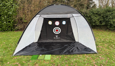 The TS Golf Practice Net on grass