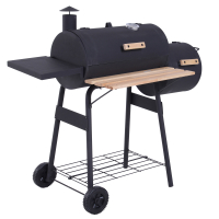 Outsunny 42.5 inch. Steel Portable Backyard Charcoal BBQ Grill | $233.99